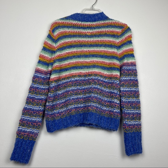 Leandra Medine x Mango Striped Sequin Sweater - Picture 5 of 6